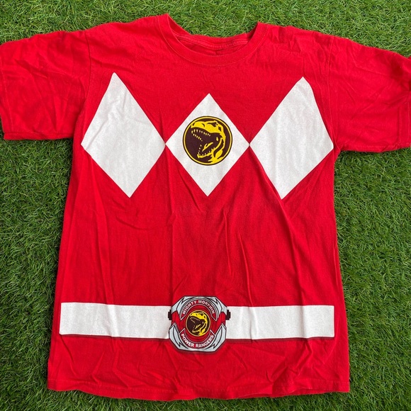2/$30 mighty Morphin, Power Rangers graphic T-shirt - Picture 2 of 2